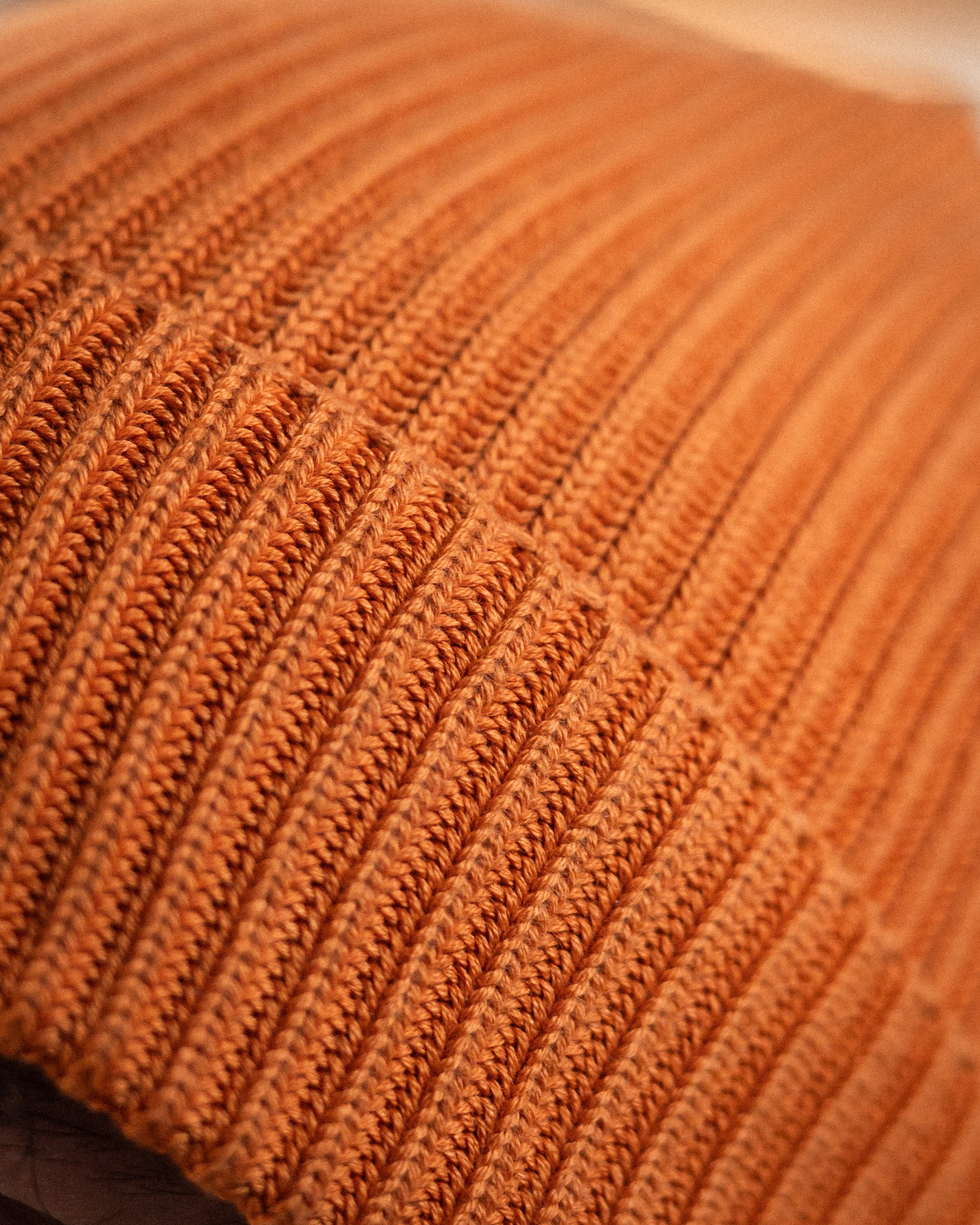 WAFFEL BUBBLE BEANIE ORANGE