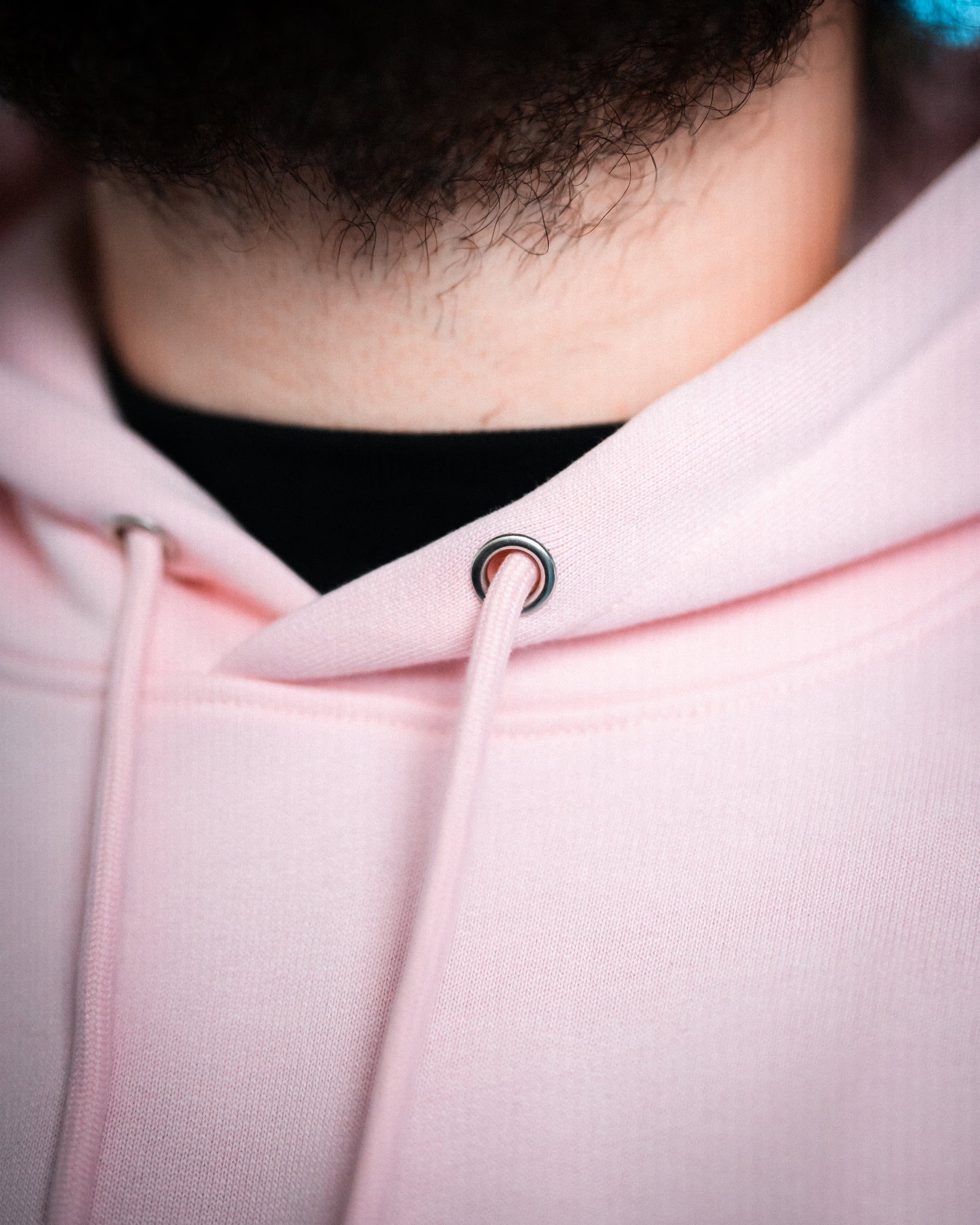 WAFFEL BUBBLE HOODIE ROSA