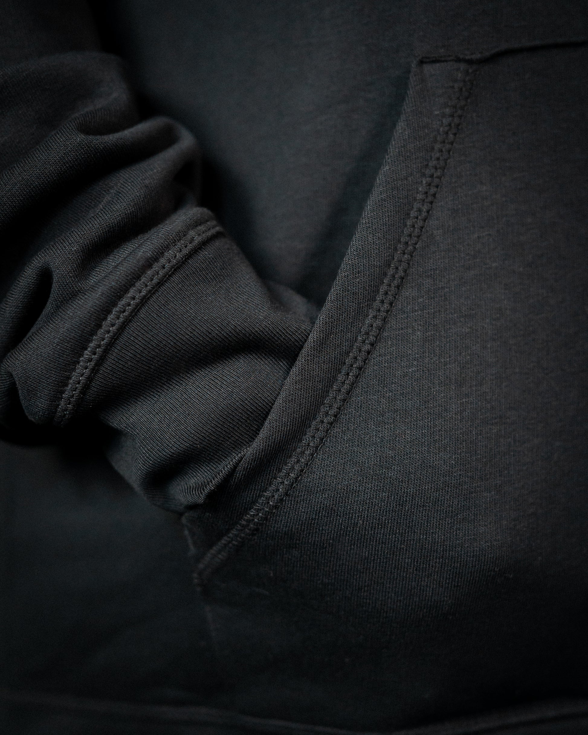 WAFFEL SKETCH HOODIE SCHWARZ