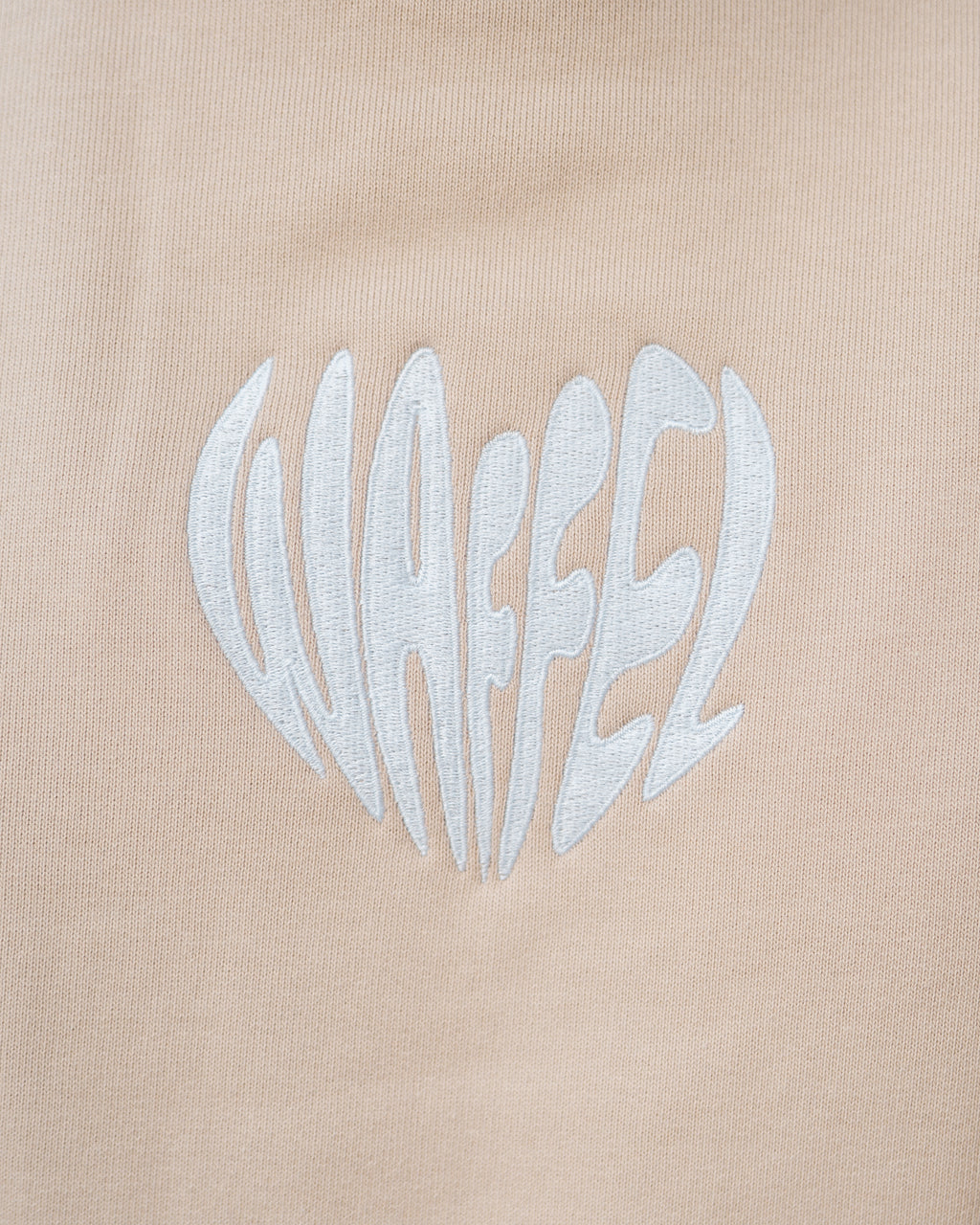 WAFFEL HERZ STICK SWEATER BEIGE