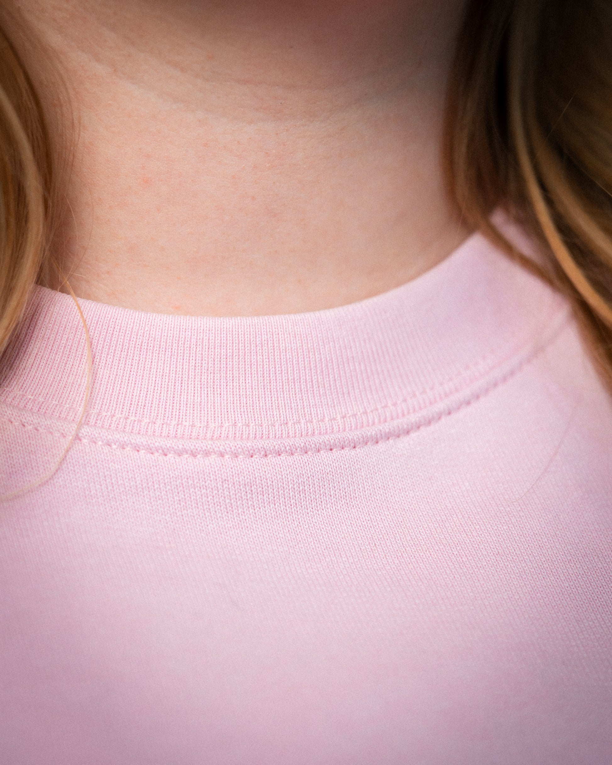 WAFFEL BUBBLE STICK SWEATER ROSA