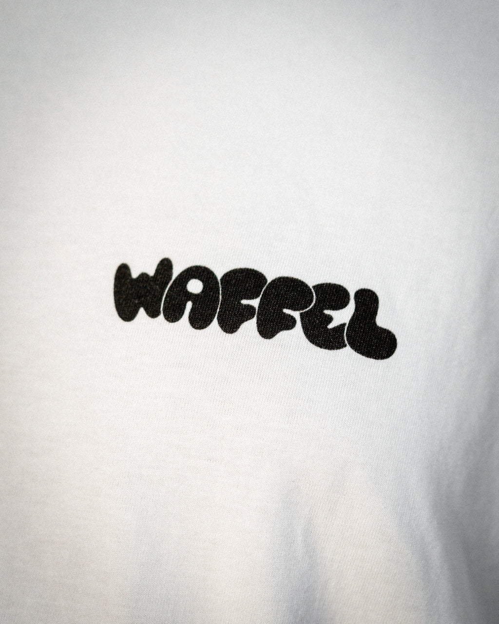 WAFFEL BUBBLE T-SHIRT WEIß