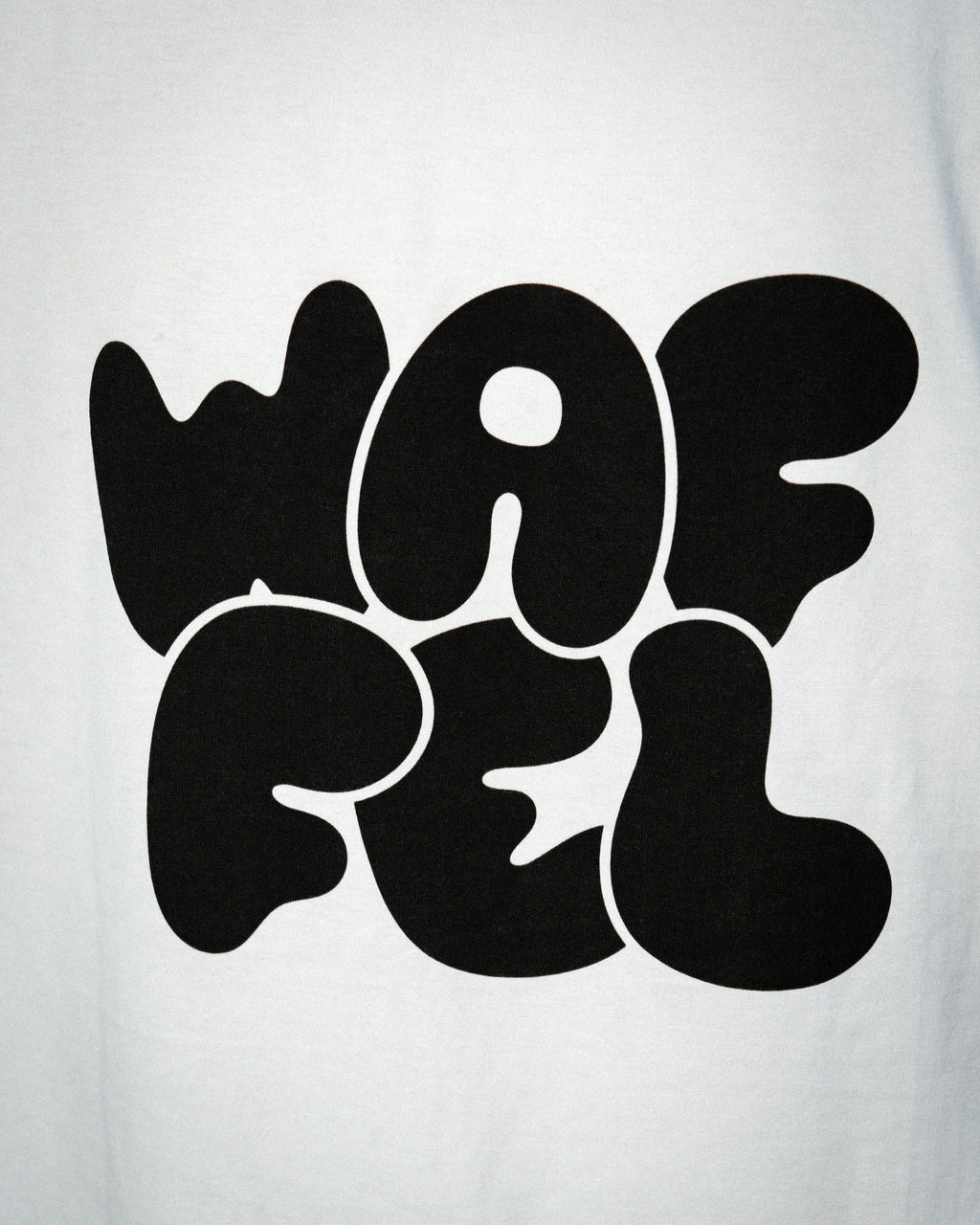 WAFFEL BUBBLE T-SHIRT WEIß