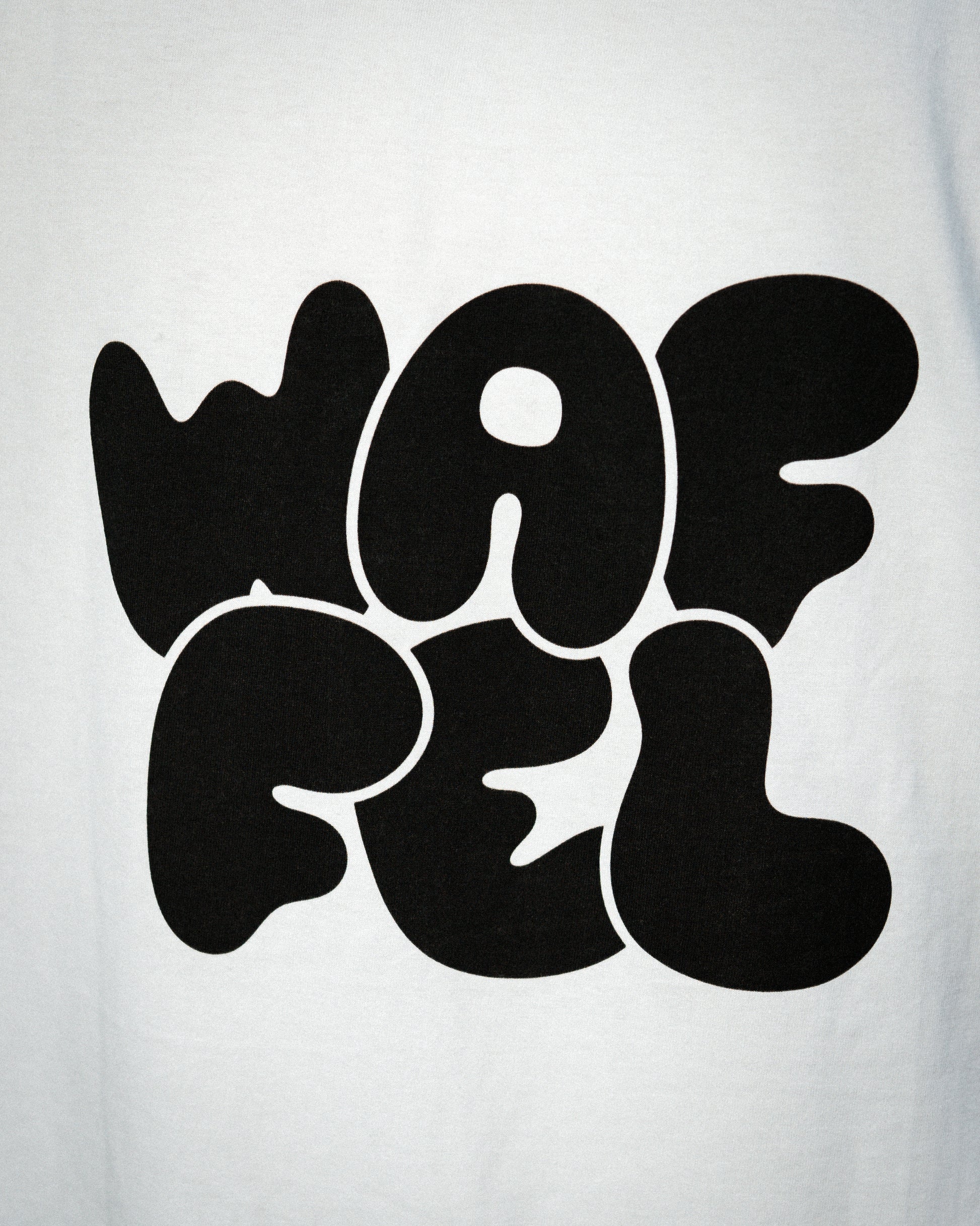 WAFFEL BUBBLE T-SHIRT WEIß