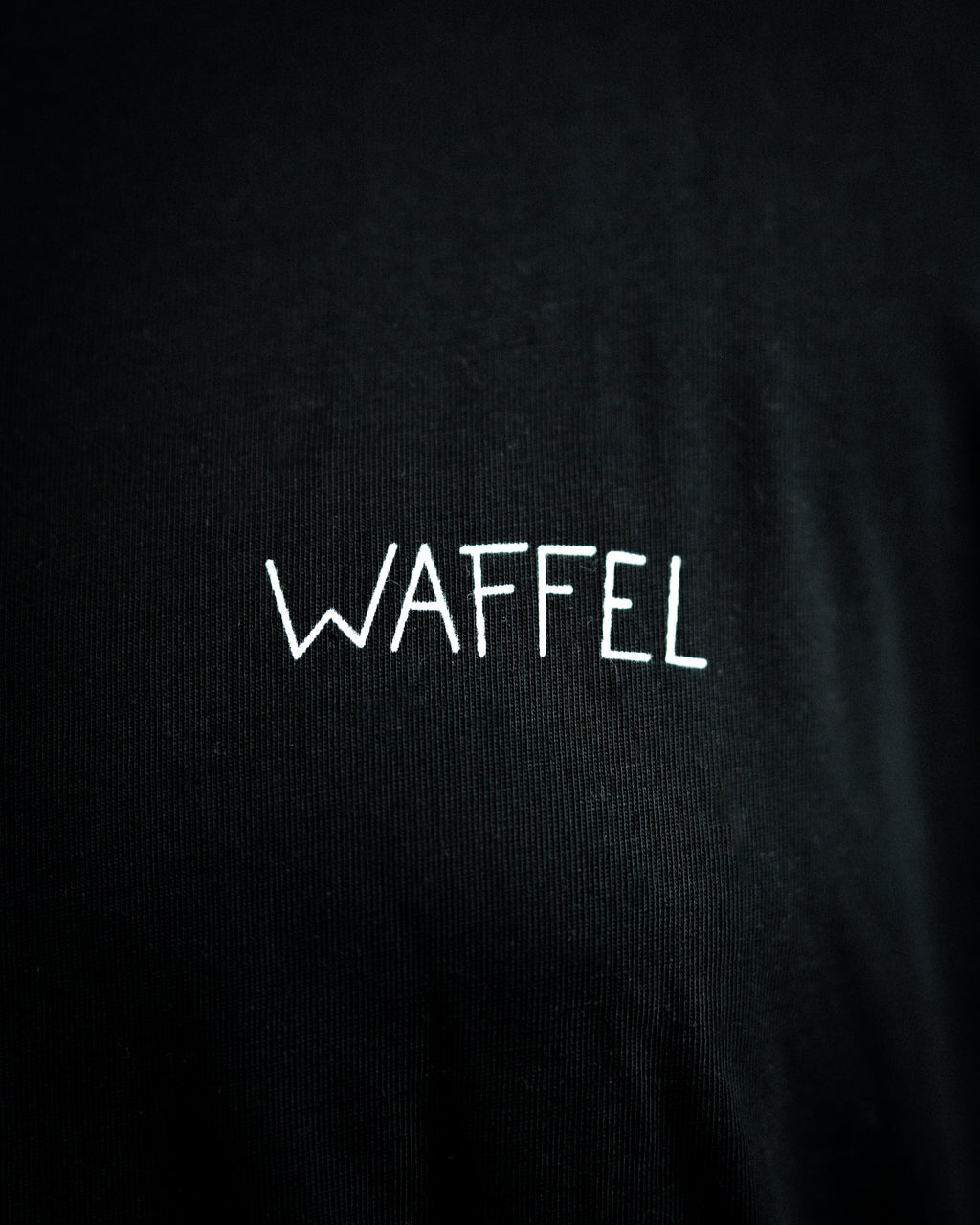 WAFFEL SKETCH T-SHIRT SCHWARZ