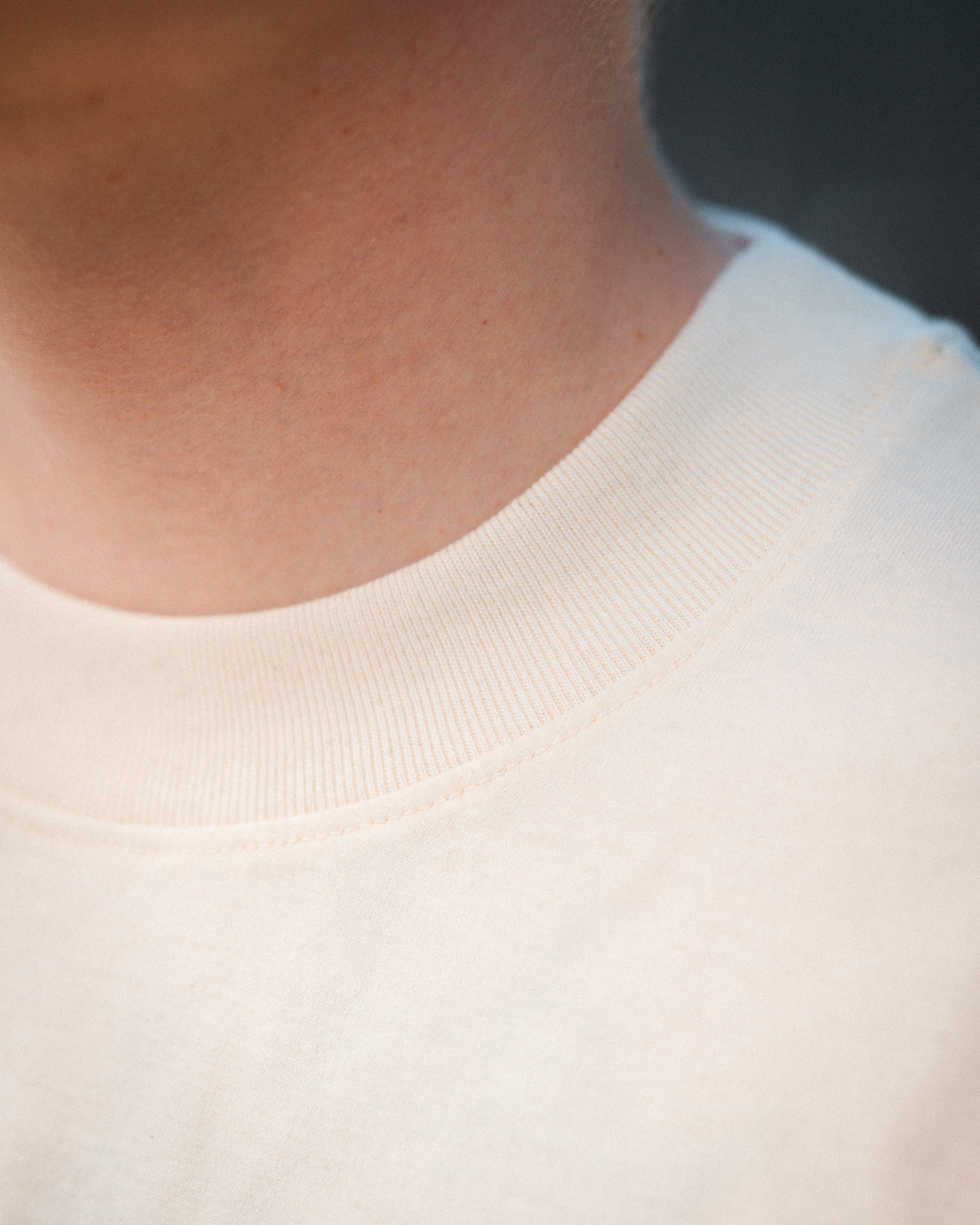WAFFEL SKETCH T-SHIRT BEIGE