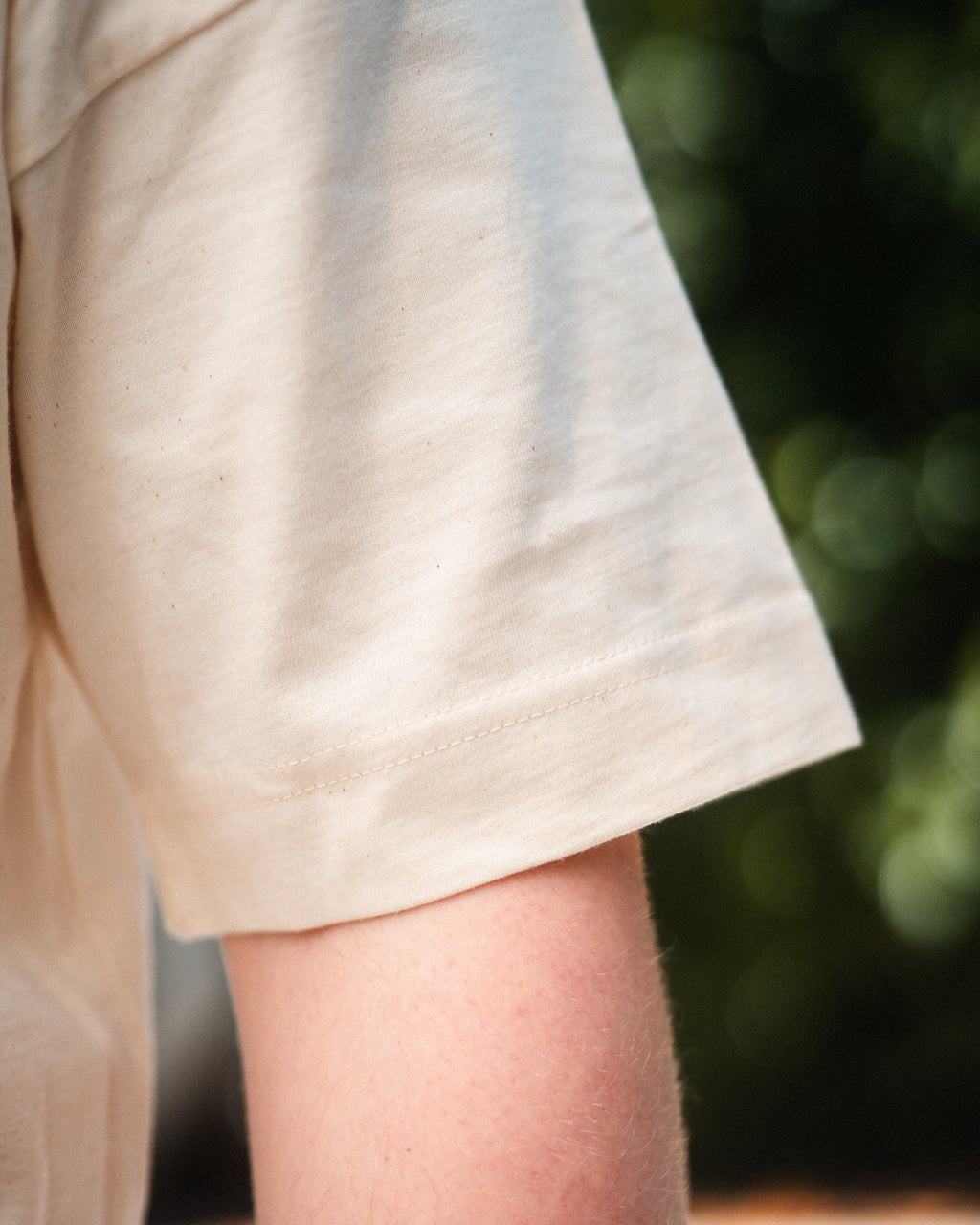 WAFFEL SKETCH T-SHIRT BEIGE