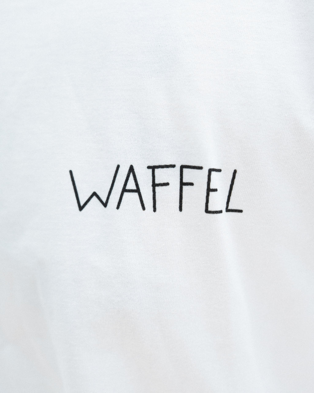 WAFFEL SKETCH T-SHIRT WEIß
