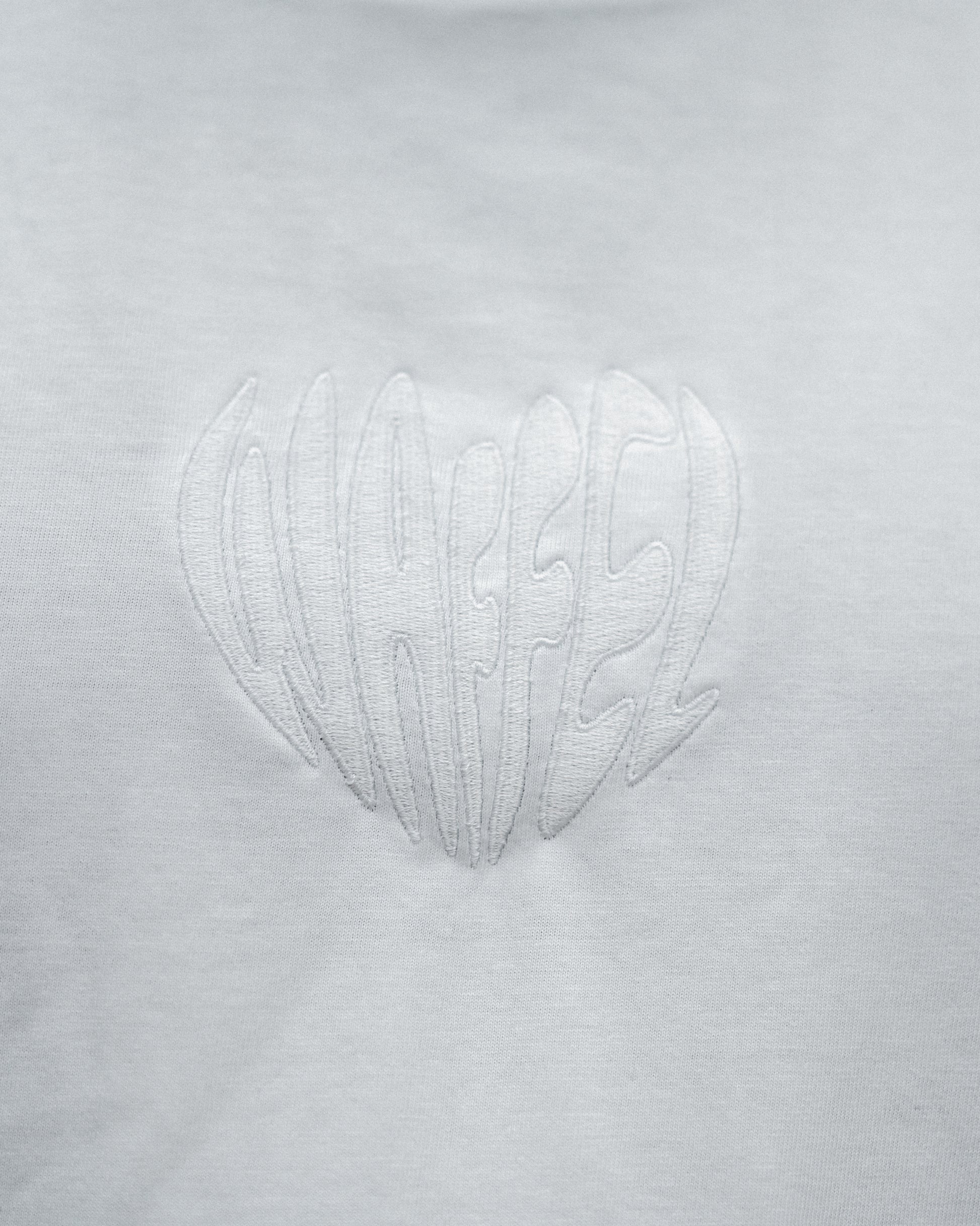 WAFFEL HERZ STICK T-SHIRT WEIß
