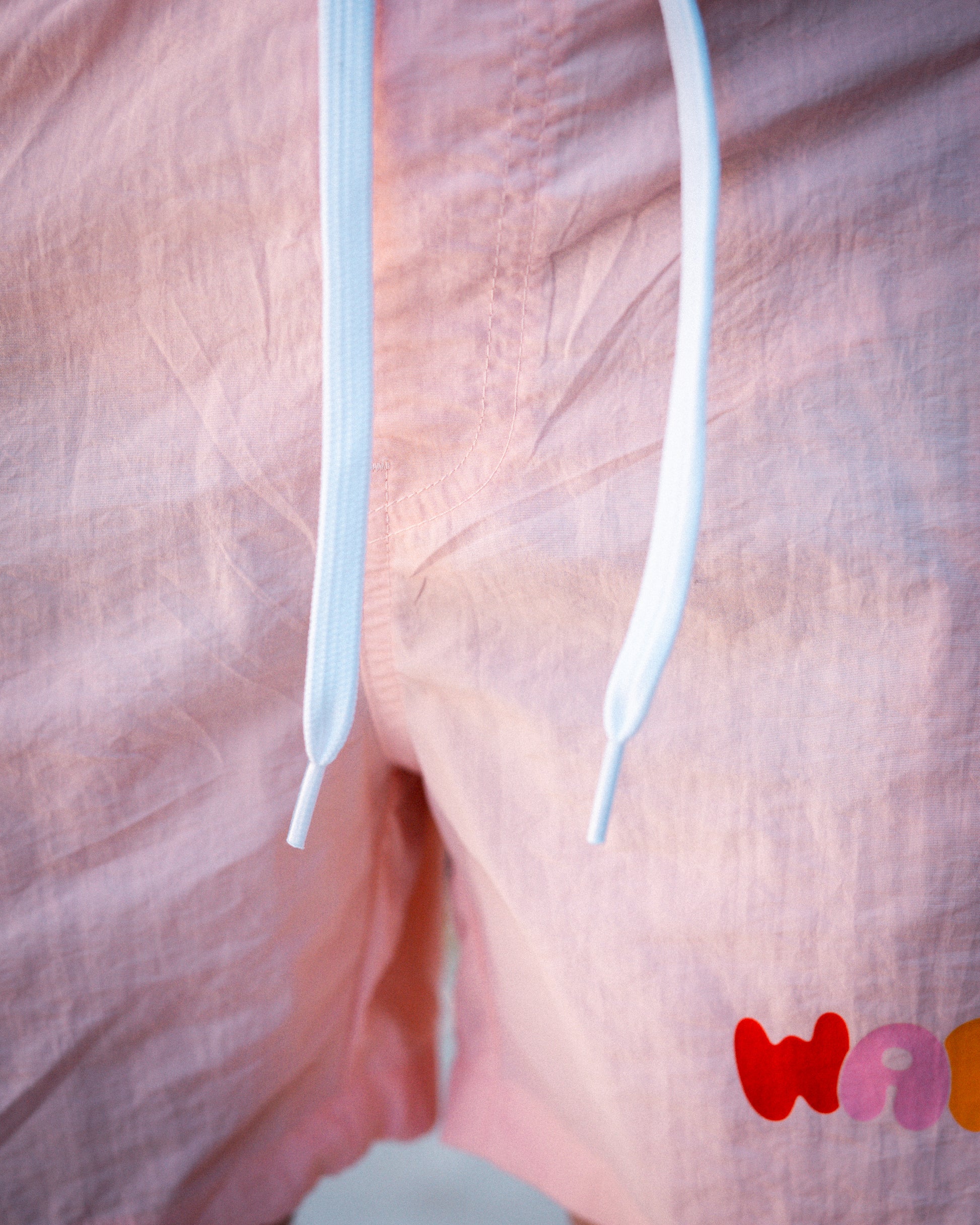 WAFFEL BUBBLE SHORTS ROSA